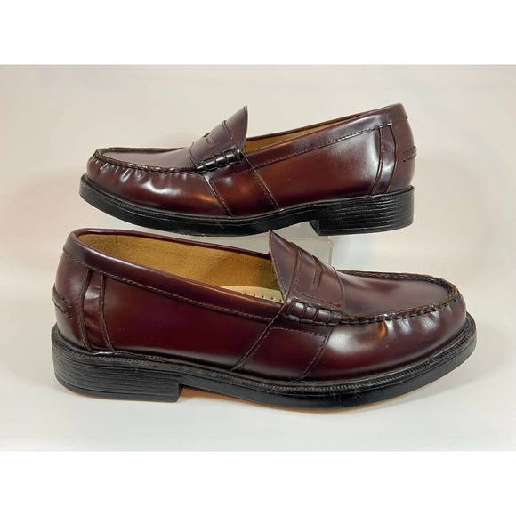 Nunn Bush Other - Nunn Bush Men's 10M Shoes Lincoln Burgundy Red Slip-On Penny Loafer 85538-05